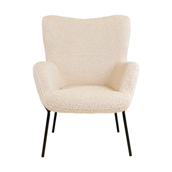 Krem fotelja od umjetnog krzna Glasgow – Bonami Essentials-image-2