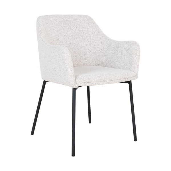 Bijela podstavljena blagovaonska stolica s naslonima za ruke Melilla – House Nordic