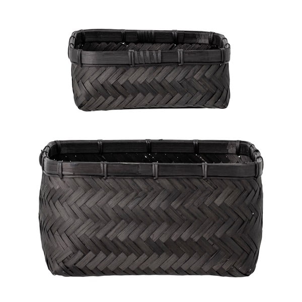 Bambusove košare u setu 2 kom 24x24x12 cm Donia – Bloomingville-image-2