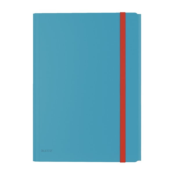Plavi uredski fascikli s 3 preklopa Leitz Cozy, A4