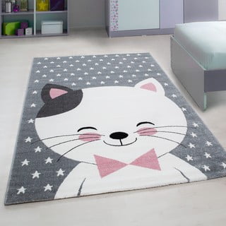 Ružičasti/sivi dječji tepih 80x150 cm Kids – Ayyildiz Carpets