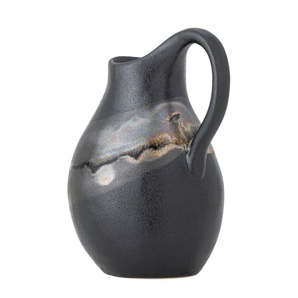 Tamno siva vaza od kamenine (visina 15 cm) Alvena – Bloomingville-image-2