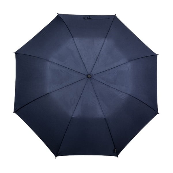 Plavi sklopivi kišobran otporan na vjetar Ambiance Minimalistic, ⌀ 123 cm