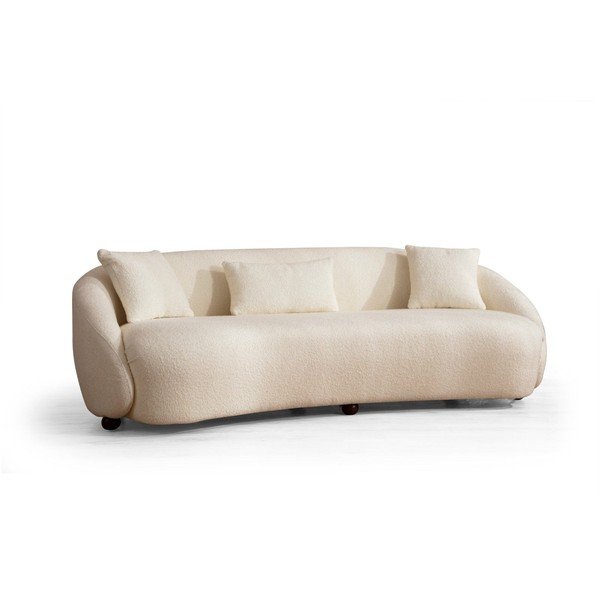 Krem sofa 230 cm Napoli – Artie-image-2