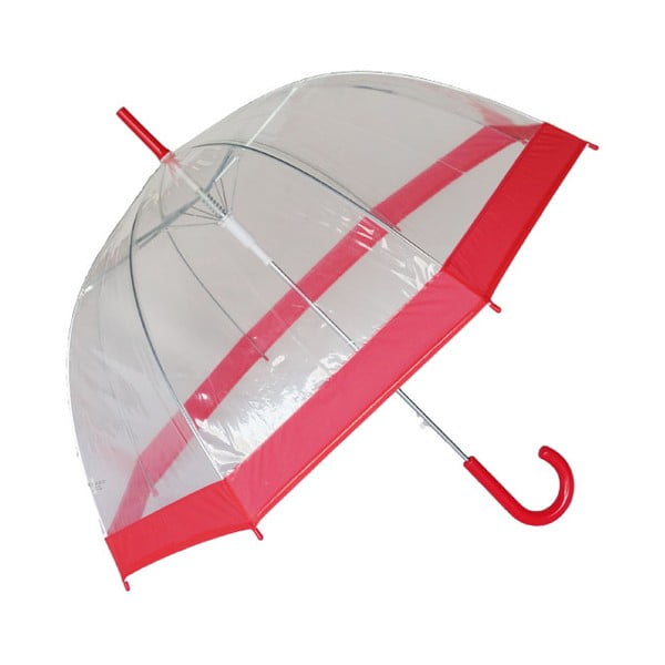 Umbrella Ambiance Red Transparent