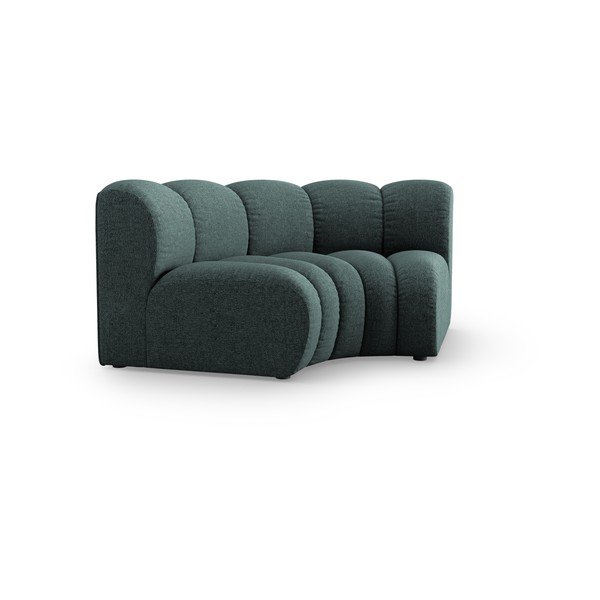 Tirkizna modularna sjedeća garnitura od šenila (promjenjiva) Lupine – Micadoni -image-1