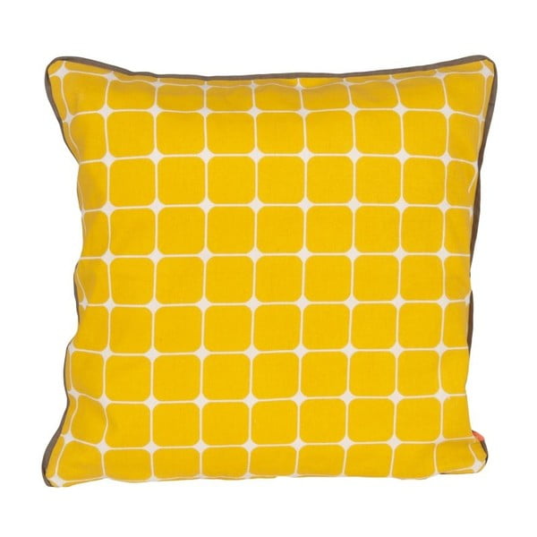 Jastuk s punjenjem Tiles Yellow, 45x45 cm