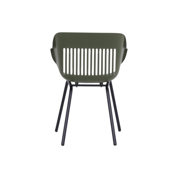 Tamno zelene plastične vrtne stolice u setu 2 kom Jill Rondo – Hartman-image-4