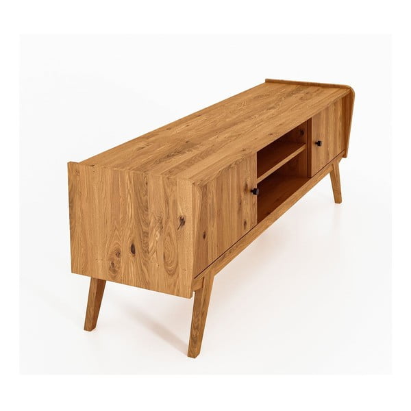 Hrastov TV stol 160x61 cm Retro - The Beds-image-3