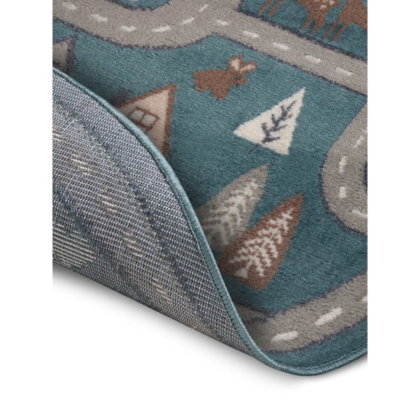 Petrolej zeleni dječji tepih ø 140 cm Streets – Hanse Home-image-3