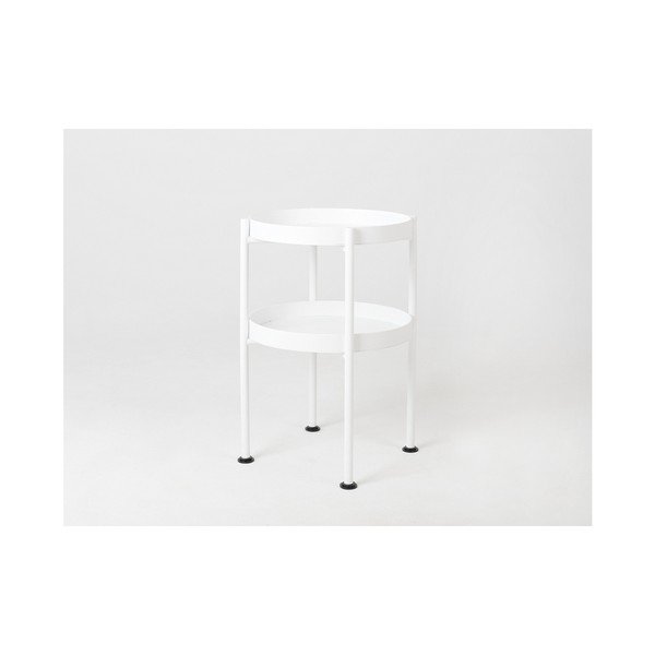 Bijeli pomoćni stolić Custom Form Hanna, ⌀ 40 cm-image-1