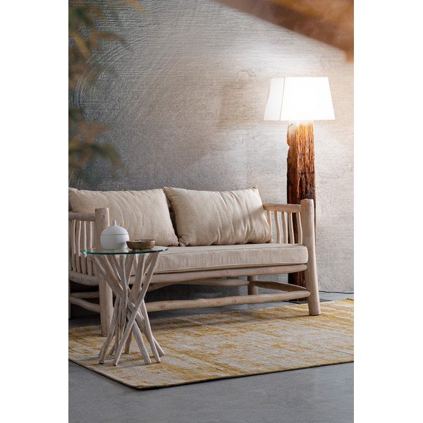 Senf žuti ručno rađen tepih od šenila 155x230 cm Yuno – Bizzotto-image-1
