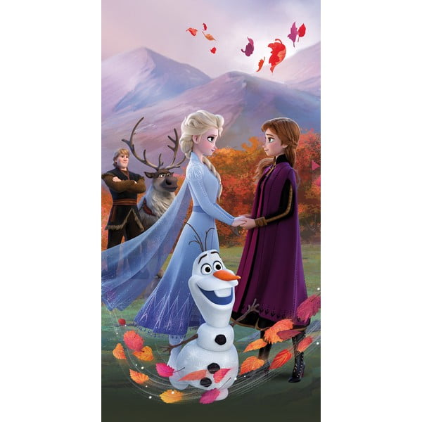 Pamučan dječji ručnik 70x140 cm Frozen "Wind" – Jerry Fabrics