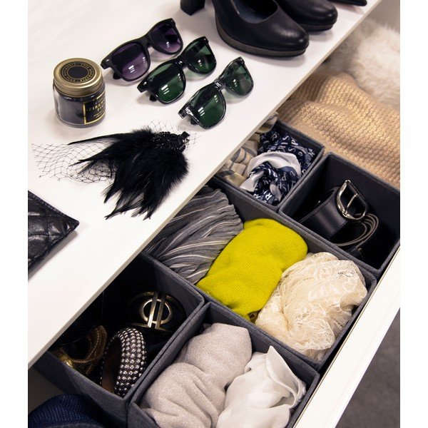 Set od 3 siva organizatora Bigso Box of Sweden Drawer-image-2