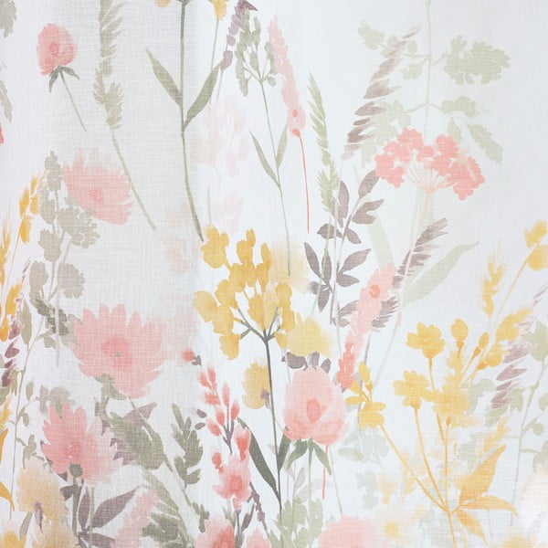 Bijela prozirna zavjesa od voila 140x137 cm Countryside Floral – Catherine Lansfield-image-3