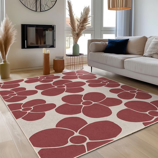 Crveni periv tepih 120x180 cm Red Meadow – Mila Home-image-3