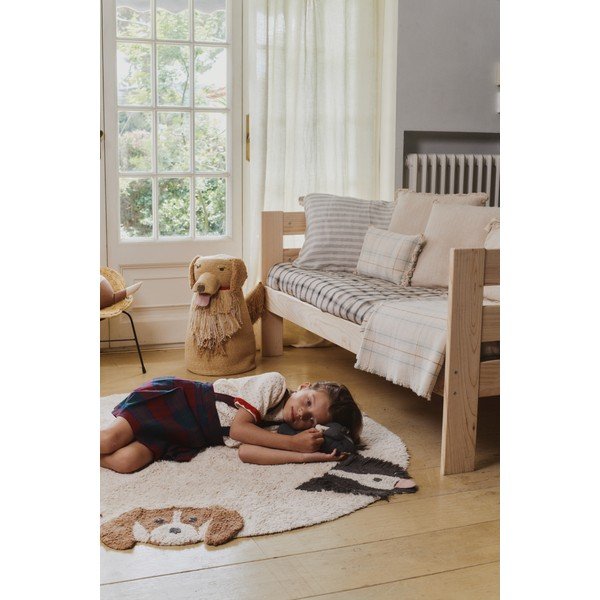 Bež tekstilna dječja kutija za pohranu 40x30x55 cm Luna – Lorena Canals-image-1