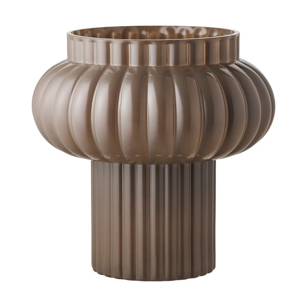 Smeđa staklena vaza (visina 27 cm) Celia – House Nordic