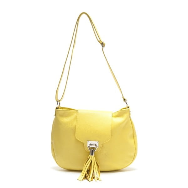 Kožna torbica limun žute boje Isabella Rhea Laurus