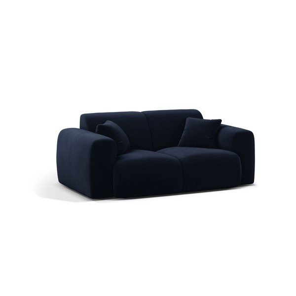 Tamno plava baršunasti sofa 170 cm Molino – Micadoni 