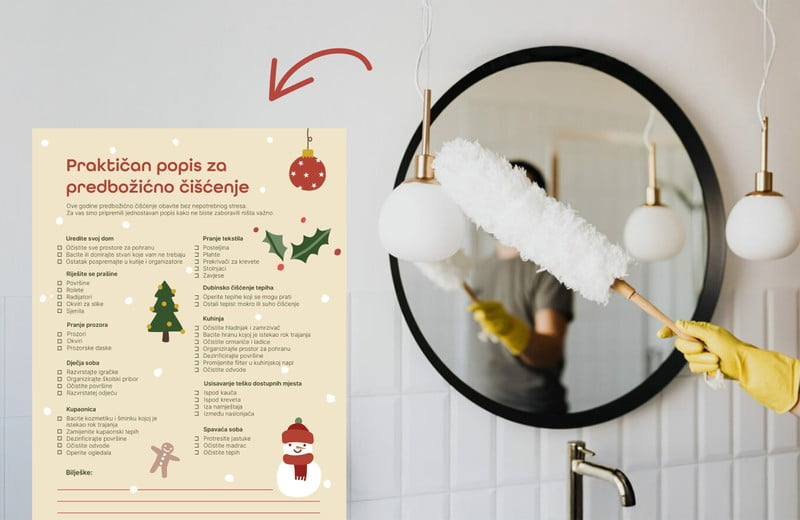 Predbožićno čišćenje - brzo i bez stresa