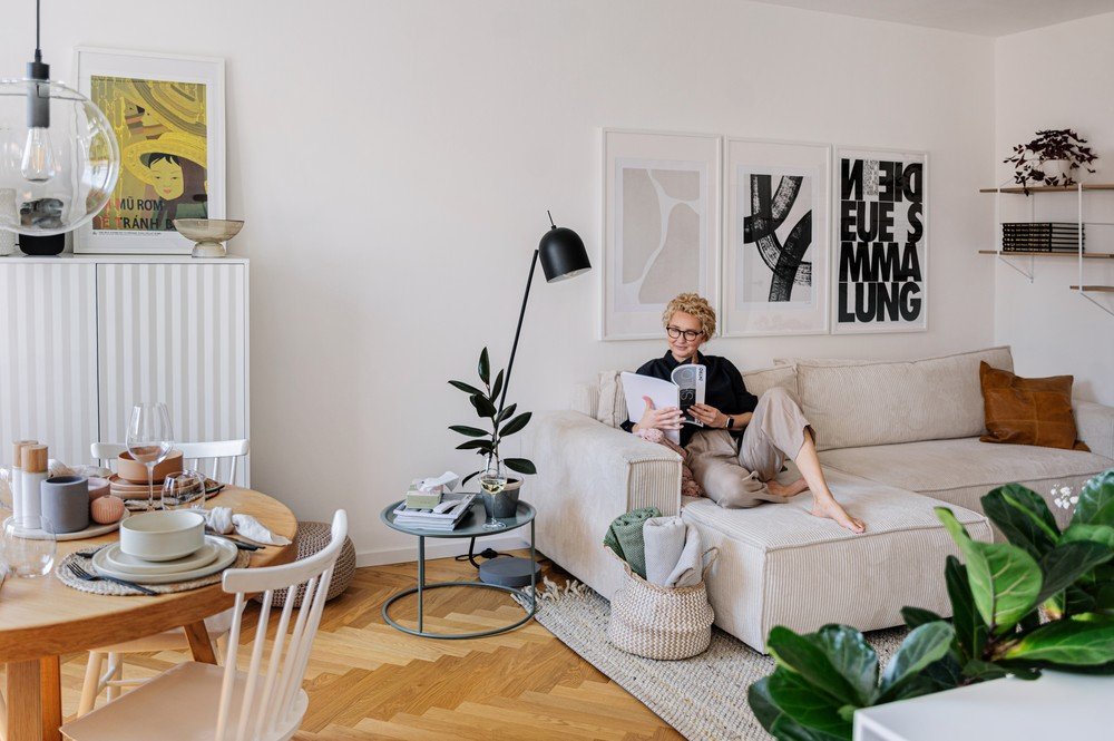 Inspiracija: Skandinavski stil, Dnevna soba, Posjeti