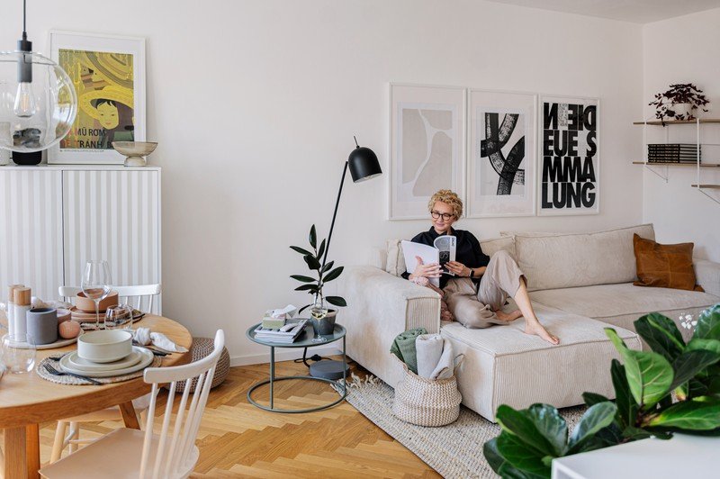 Inspiracija: Skandinavski stil, Dnevna soba, Posjeti