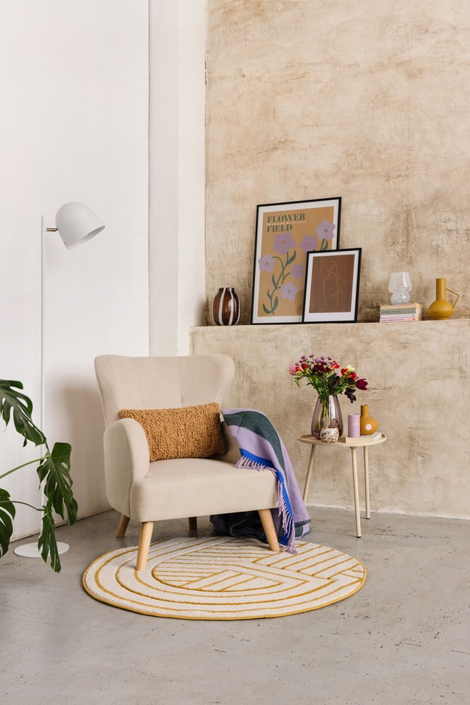 Inspiracija: Dnevna soba, Romantični stil, Tekstil