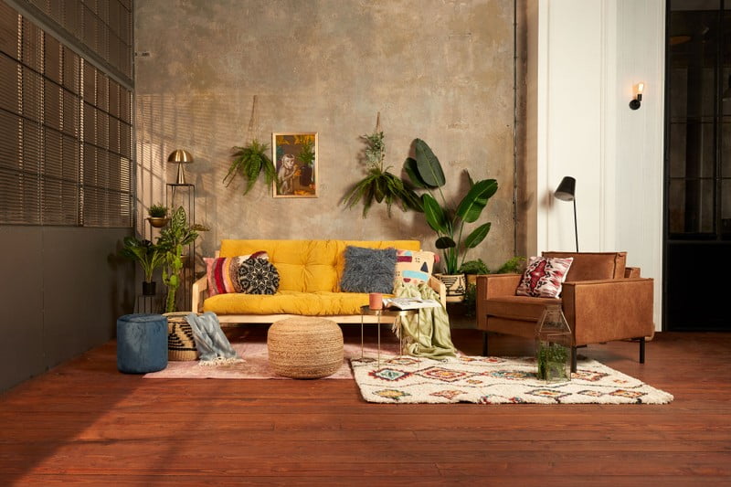 Inspiracija: Dnevna soba, Boho stil