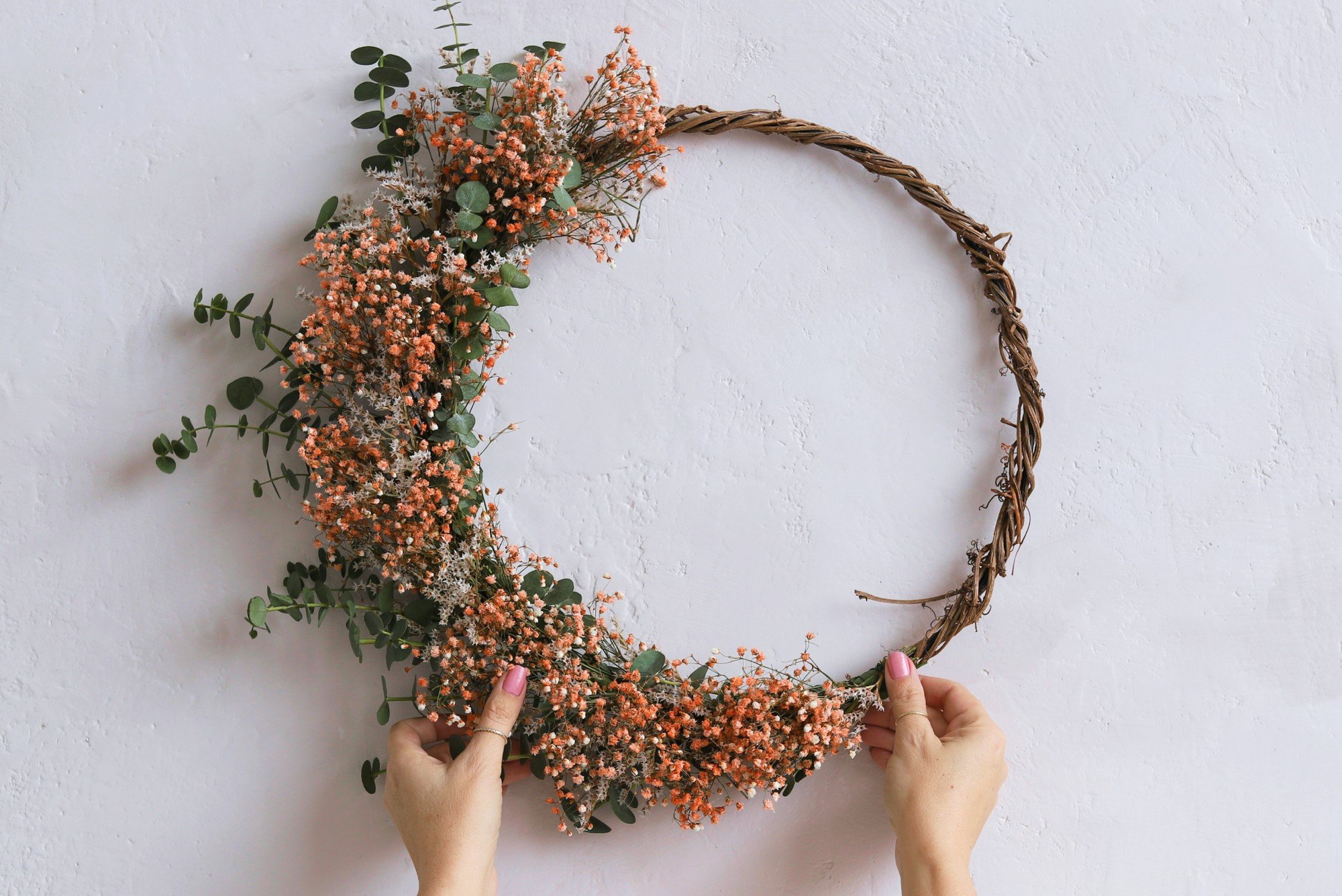 Vijenac za vrata od eukaliptusa