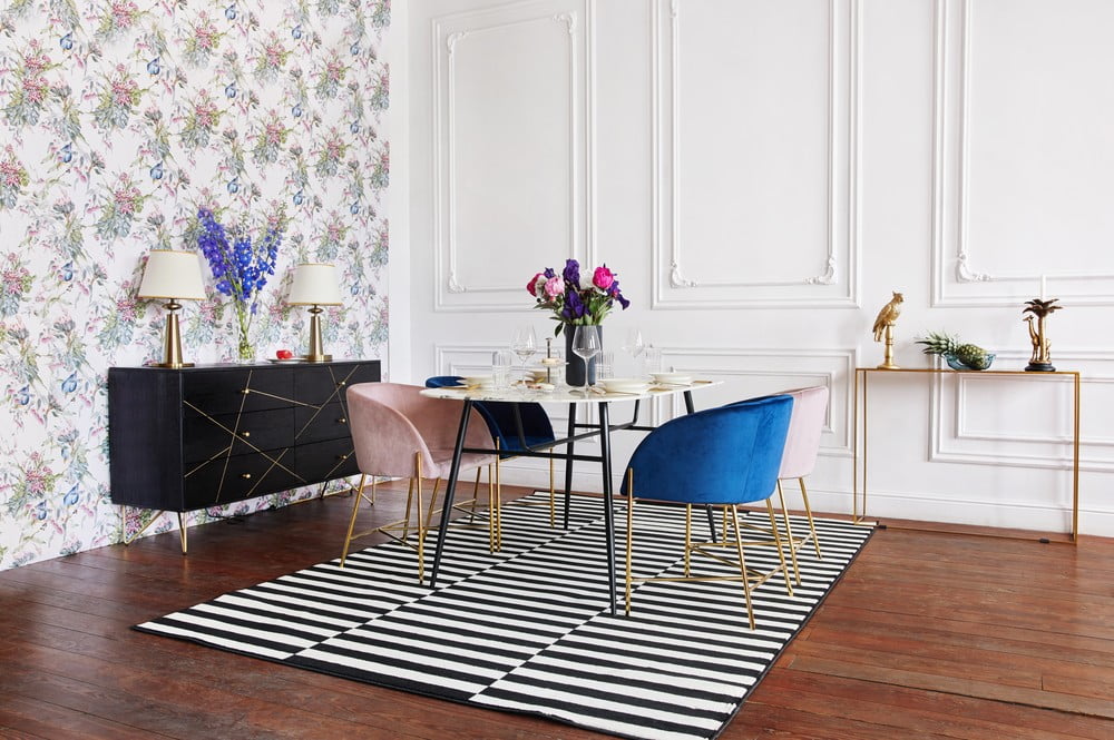 Inspiracija: Glamurozni stil, Blagovaonica