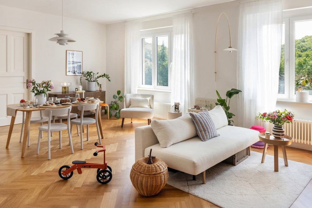 Inspiracija: Dnevna soba, Blagovaonica, Skandinavski stil