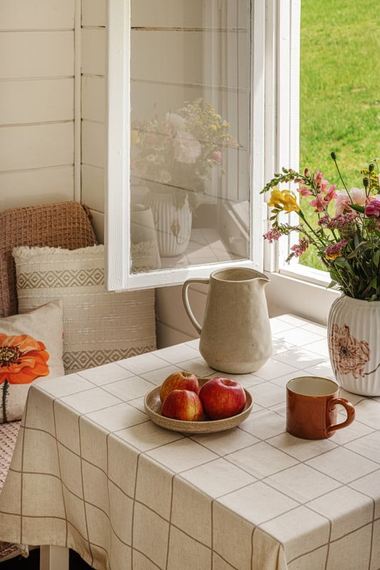 Inspiracija: Rustikalni stil, Romantični stil, Blagovaonica, Tekstil