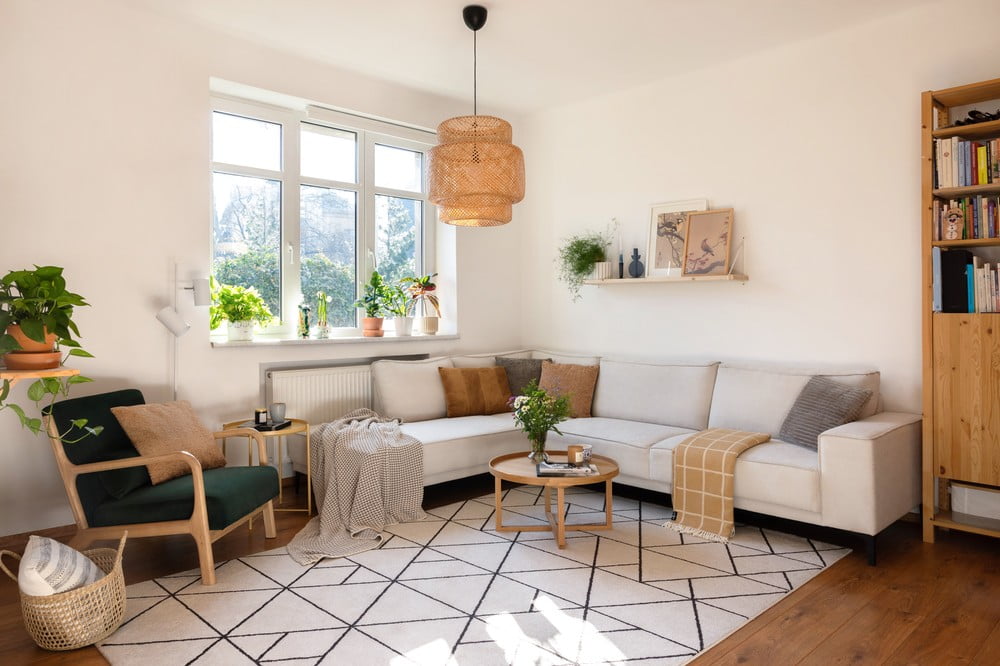 Inspiracija: Dnevna soba, Skandinavski stil, Tekstil