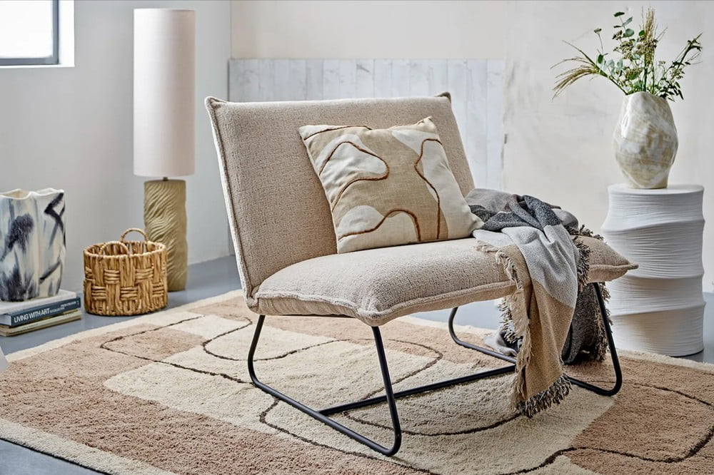 Inspiracija: Boho stil, Dnevna soba, Tekstil