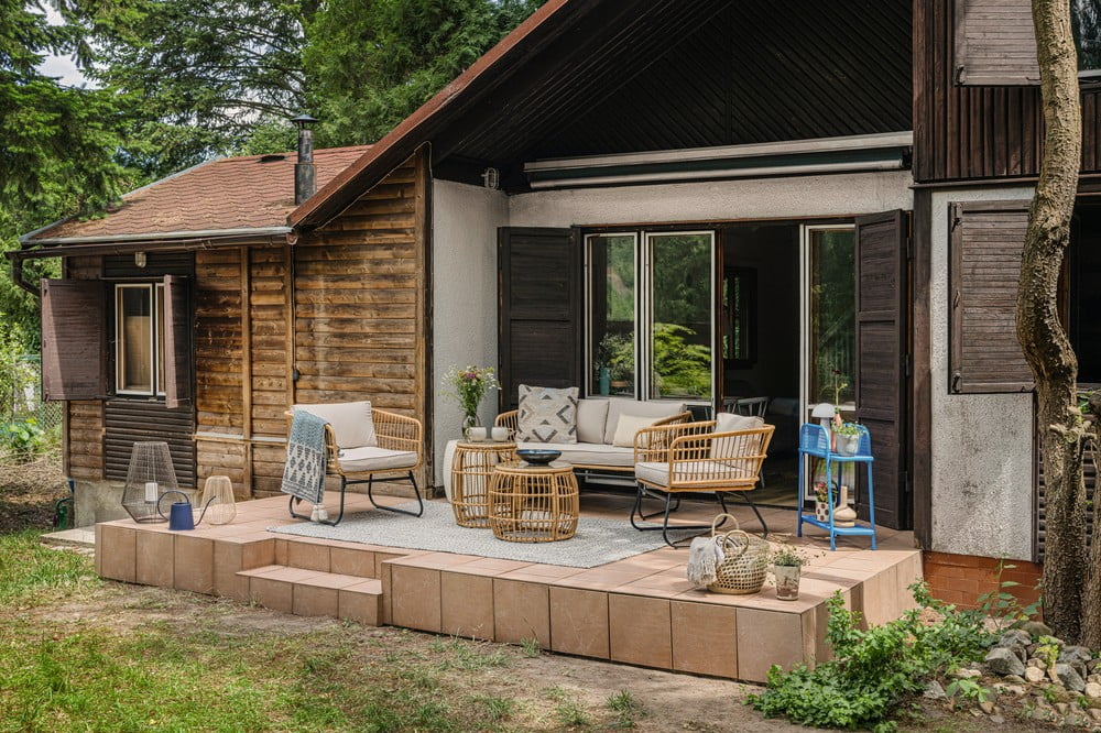 Inspiracija: Vikendica, Balkon i terasa, Vrt