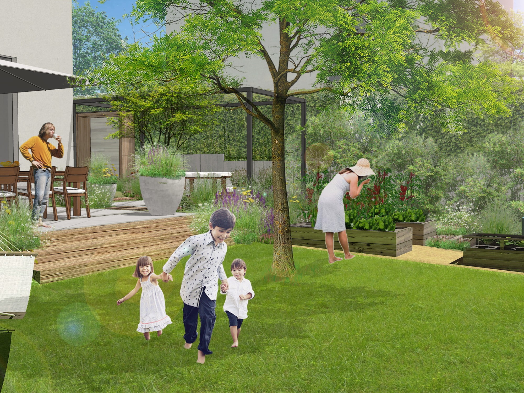 Za mali vrt dizajn je vrlo važan.