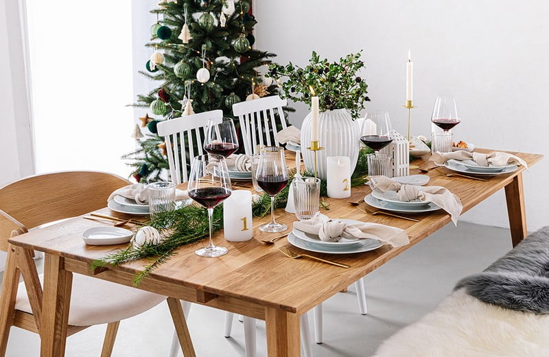Savjeti za pripremu minimalističkog božićnog stola