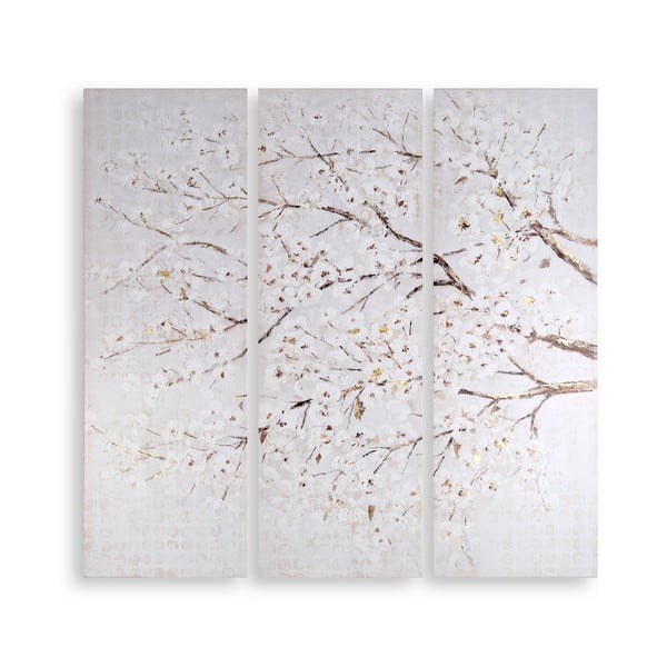 3-dijelna zidna slika Art for home Blossom Tree