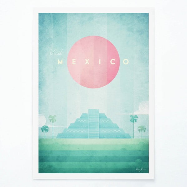 Poster Travelposter Mexico, A3