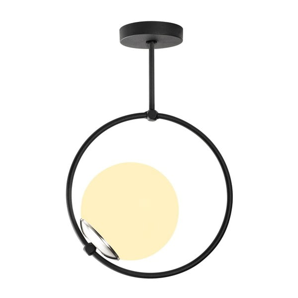 Crna metalna viseća svjetiljka Opviq lights Erasto