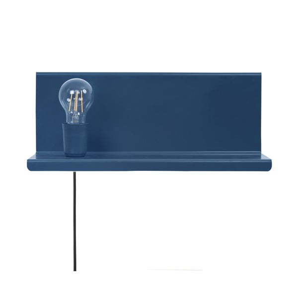Plava zidna svjetiljka s policom Homemania Decor Shelfie2