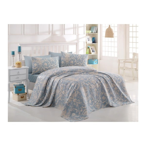 Pamučni prekrivač za bračni krevet Andalucia, 200 x 235 cm