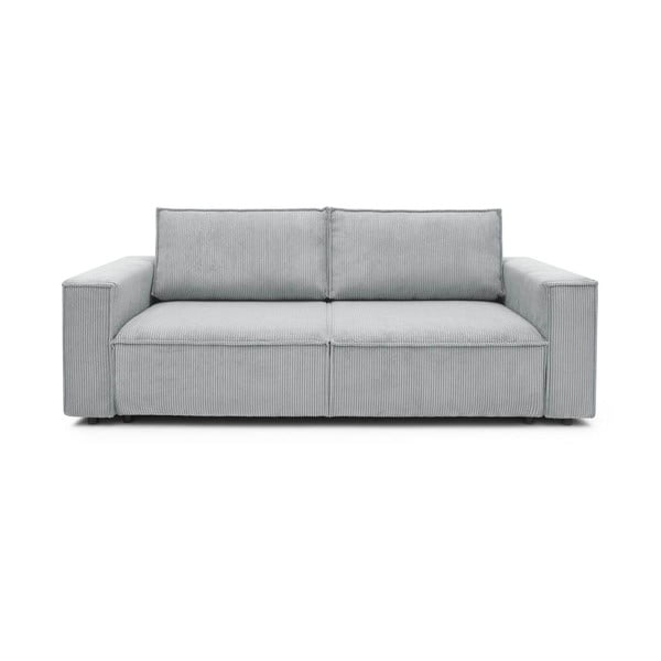 Svijetlo siva sofa na razvlačenje Bobochic Paris Nihad, 245 cm