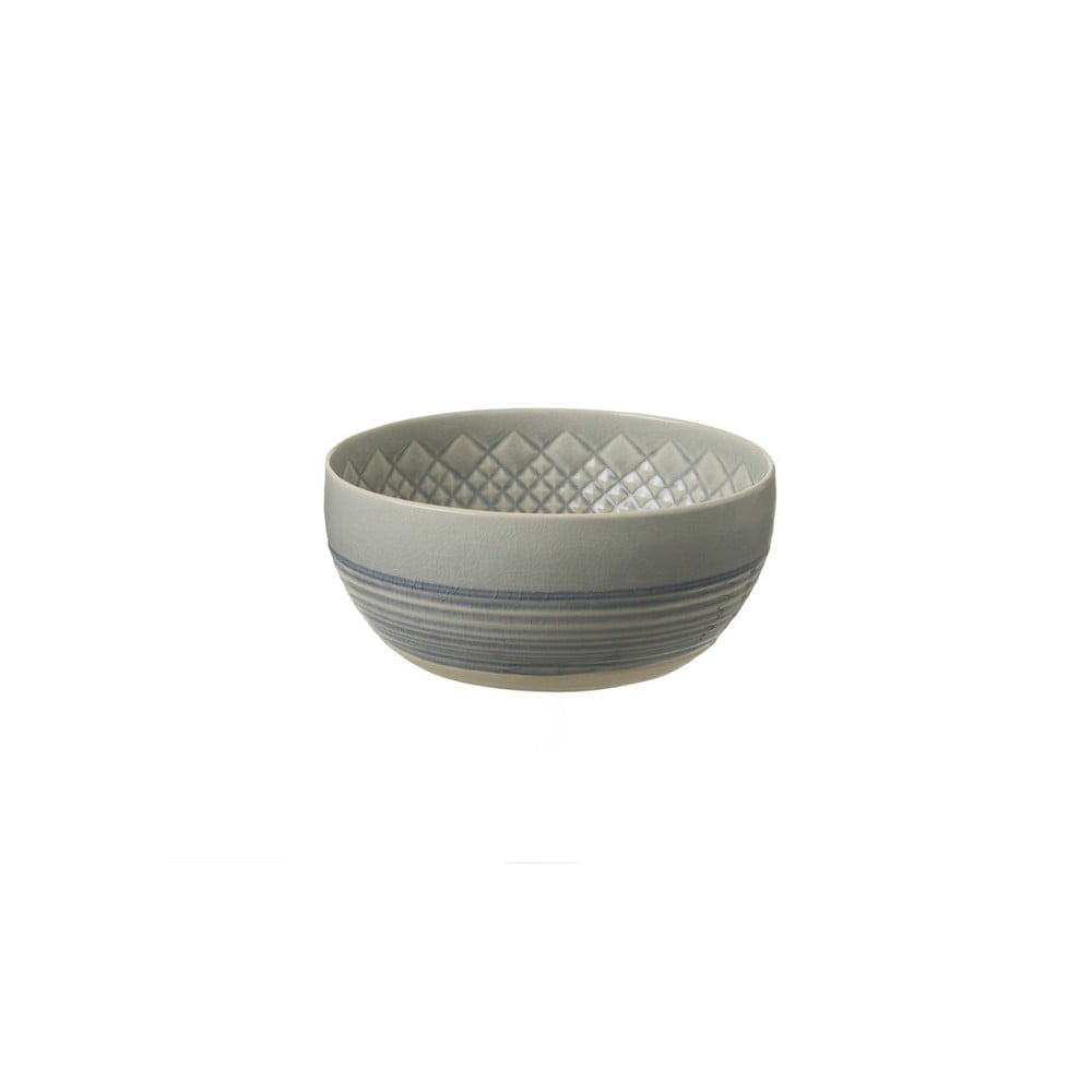 Siva zdjela od kamenine Costa Nova Cristal, ⌀ 21 cm
