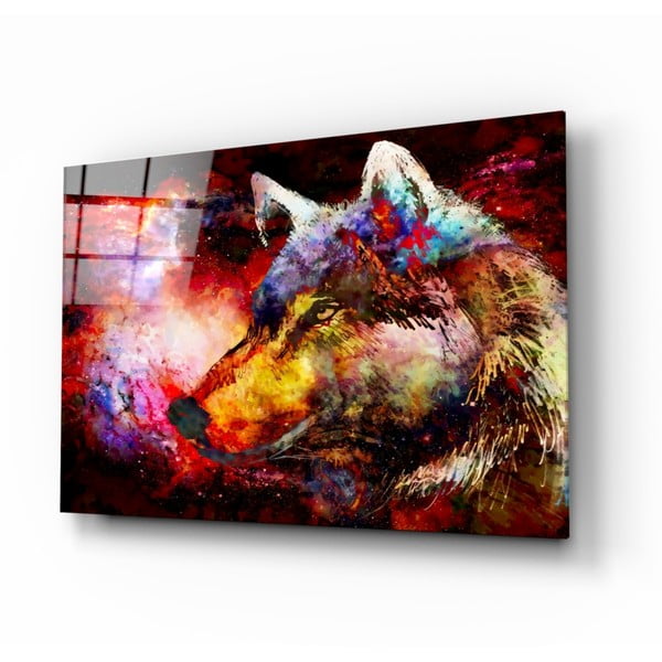 Staklena slika Insigne Wolf