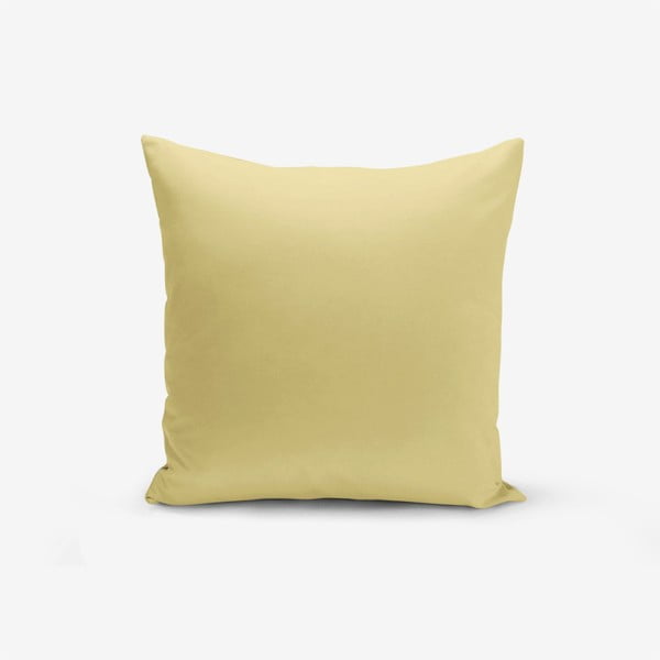 Žuta jastučnica boje senfa Minimalist Cushion Covers Düz, 45 x 45 cm