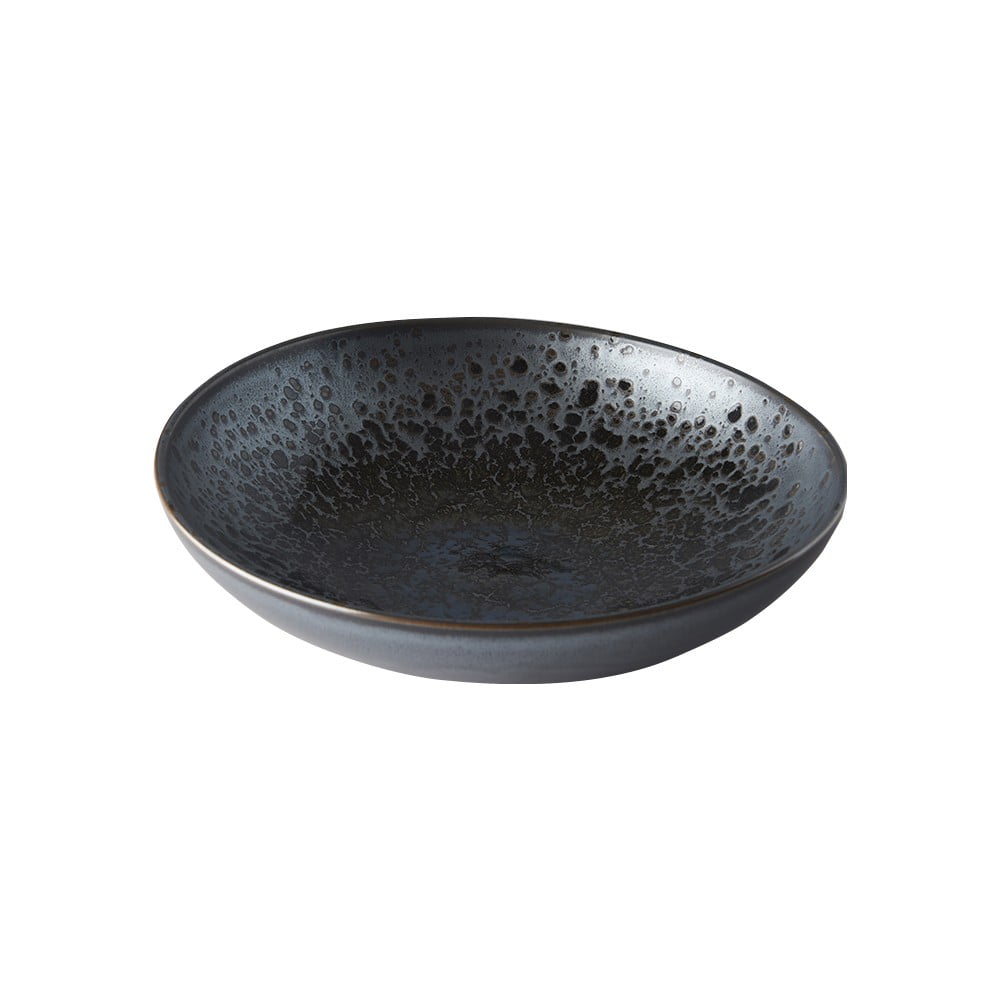 Crno-siva keramička zdjela za serviranje MIJ Pearl, ø 28 cm