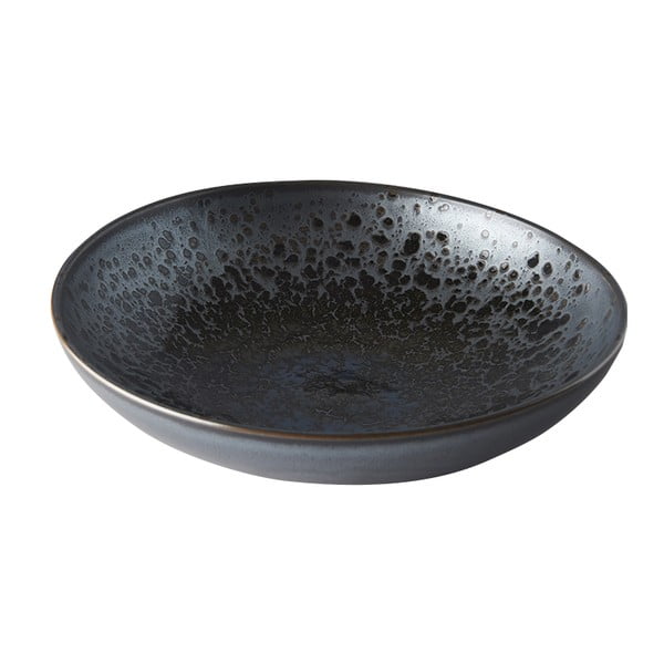 Crno-siva keramička zdjela za serviranje MIJ Pearl, ø 28 cm