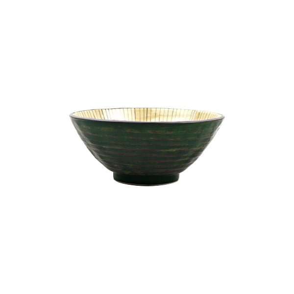 Zeleno-žuta keramička zdjela MIJ, ø 20 cm